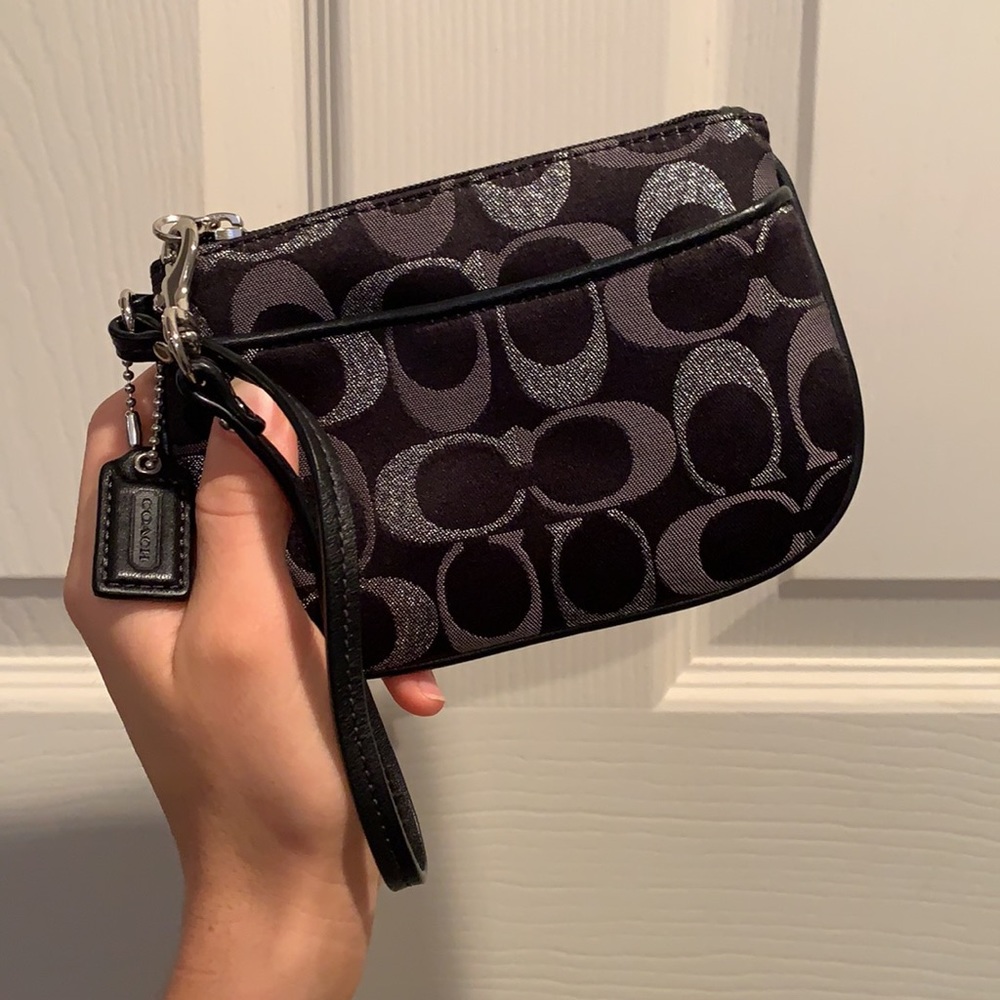 mini coach wristlet
